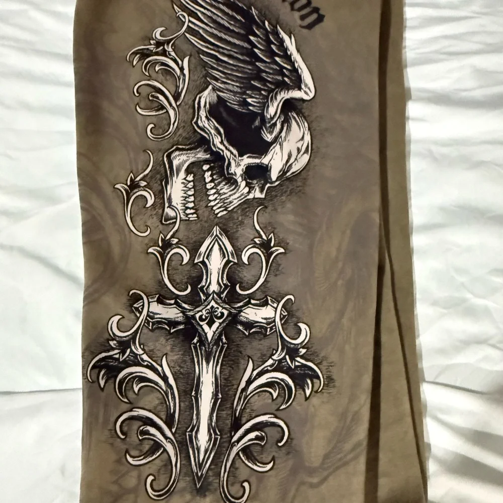 AFFLICTION Keeper Mens Wide Leg Sweatpants - Picture 5 of 9